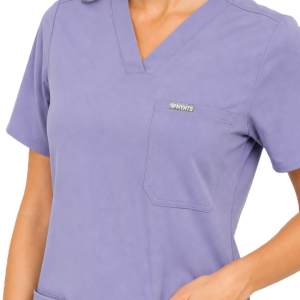 MYNTS MYNTS V-Neck Two Pockets – Scrub Top Women WMT002 Lavender