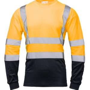 LONGSLEEVE 50/50 YELLOW/NAVY