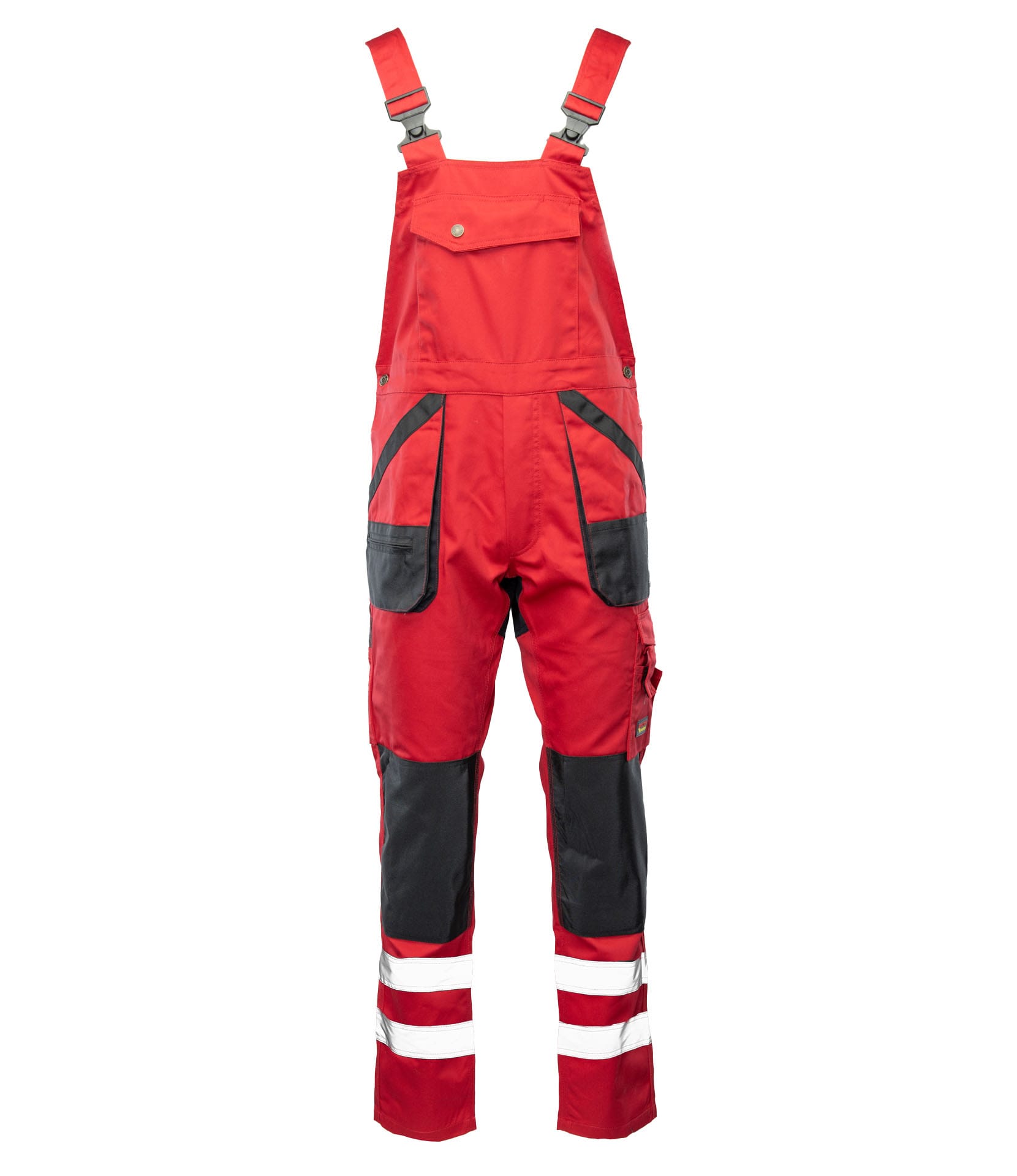 BIB PANTS RED REFLECTIVE - slika 5
