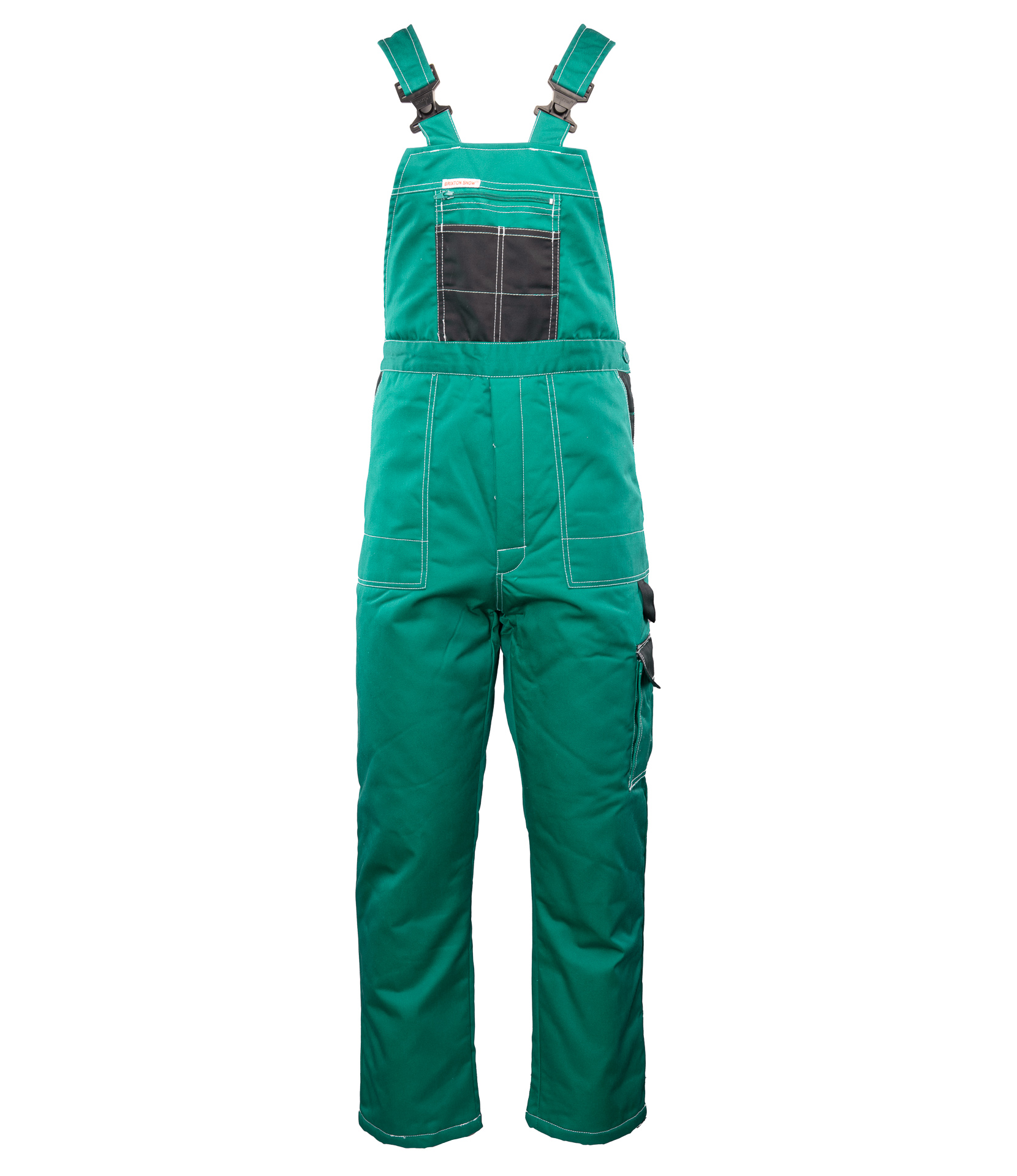 BRIXTON SNOW BIB-PANTS INSULATED GREEN / REFLECTIVE STRIPES - slika 6