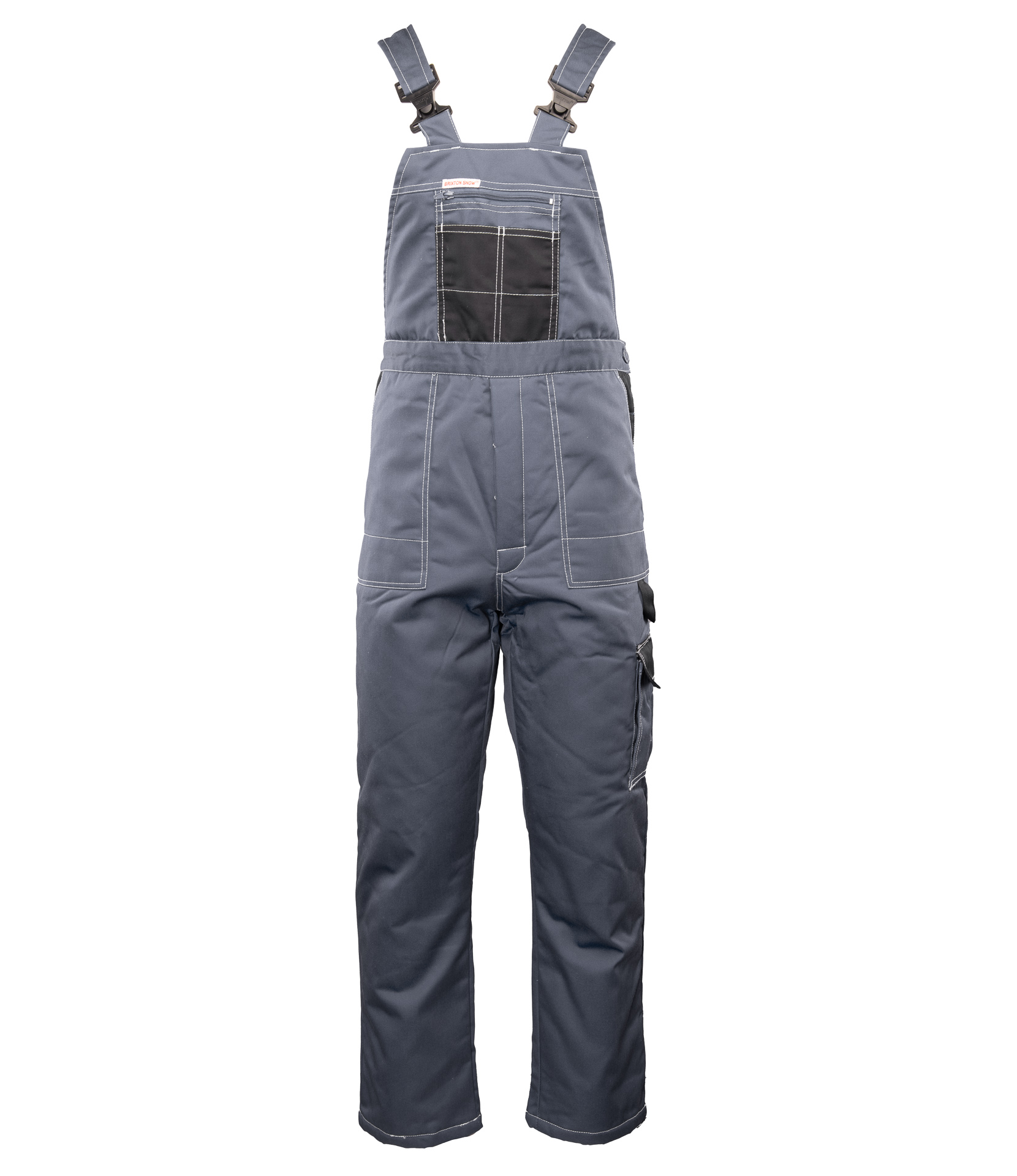 BRIXTON SNOW BIB-PANTS INSULATED GREEN / REFLECTIVE STRIPES - slika 7
