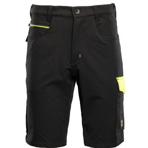 SEVEN KINGS RIVAL NYLON SHORTS – BLACK/YELLOW