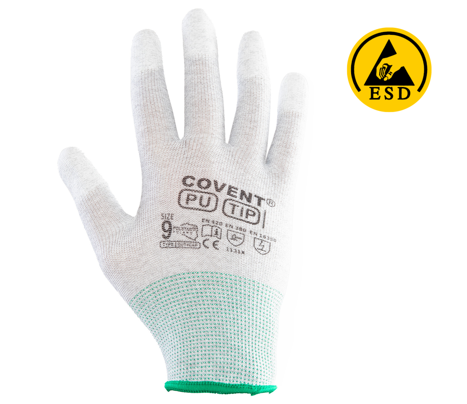 COVENT PU TIP ESD GREY (1131X)