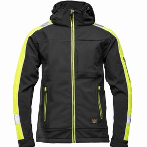 RIVAL SOFTSHELL BLACK/ORANGE